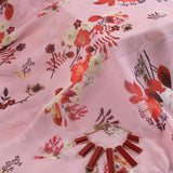 Blush Mush Goergette Fabric (Peach, Floral, Goergette)