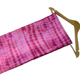 Glow in love  Satin Fabric (Pink, Tie Dye, Satin)