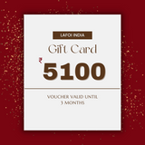 GIFT CARD WORTH Rs 5100